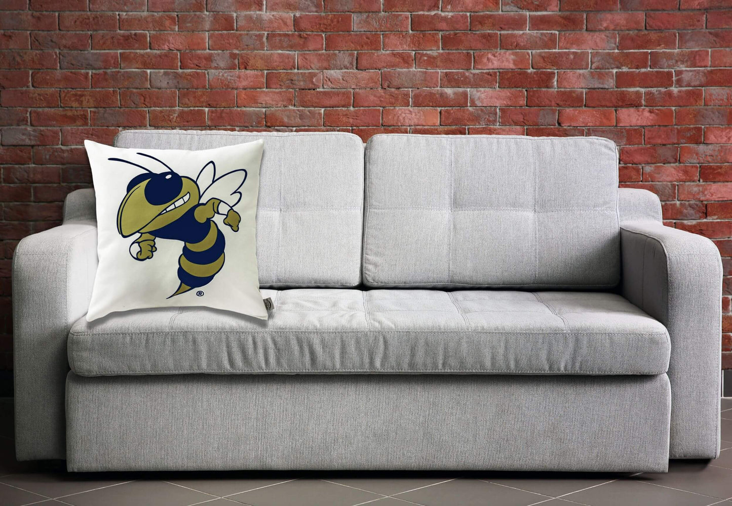 Ga Tech Buzz Pillow