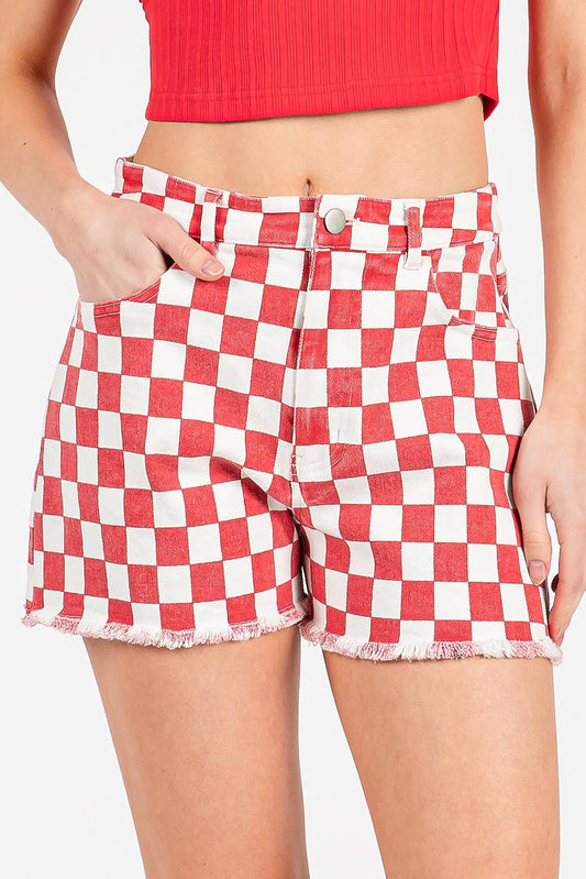 CHECKERED SHORTS
