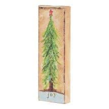 Joy Christmas Tree Canvas