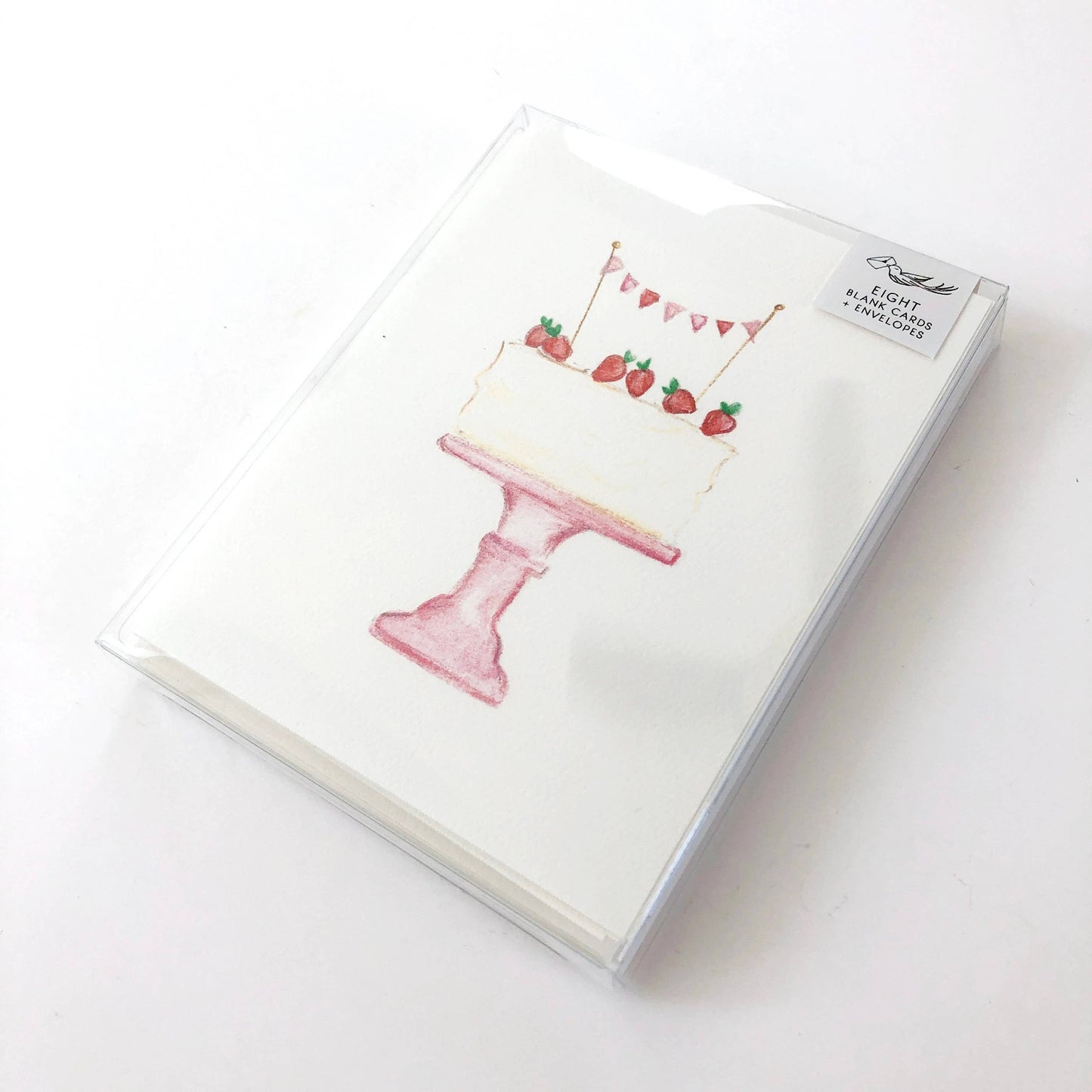 Strawberry Cake Birthday Card