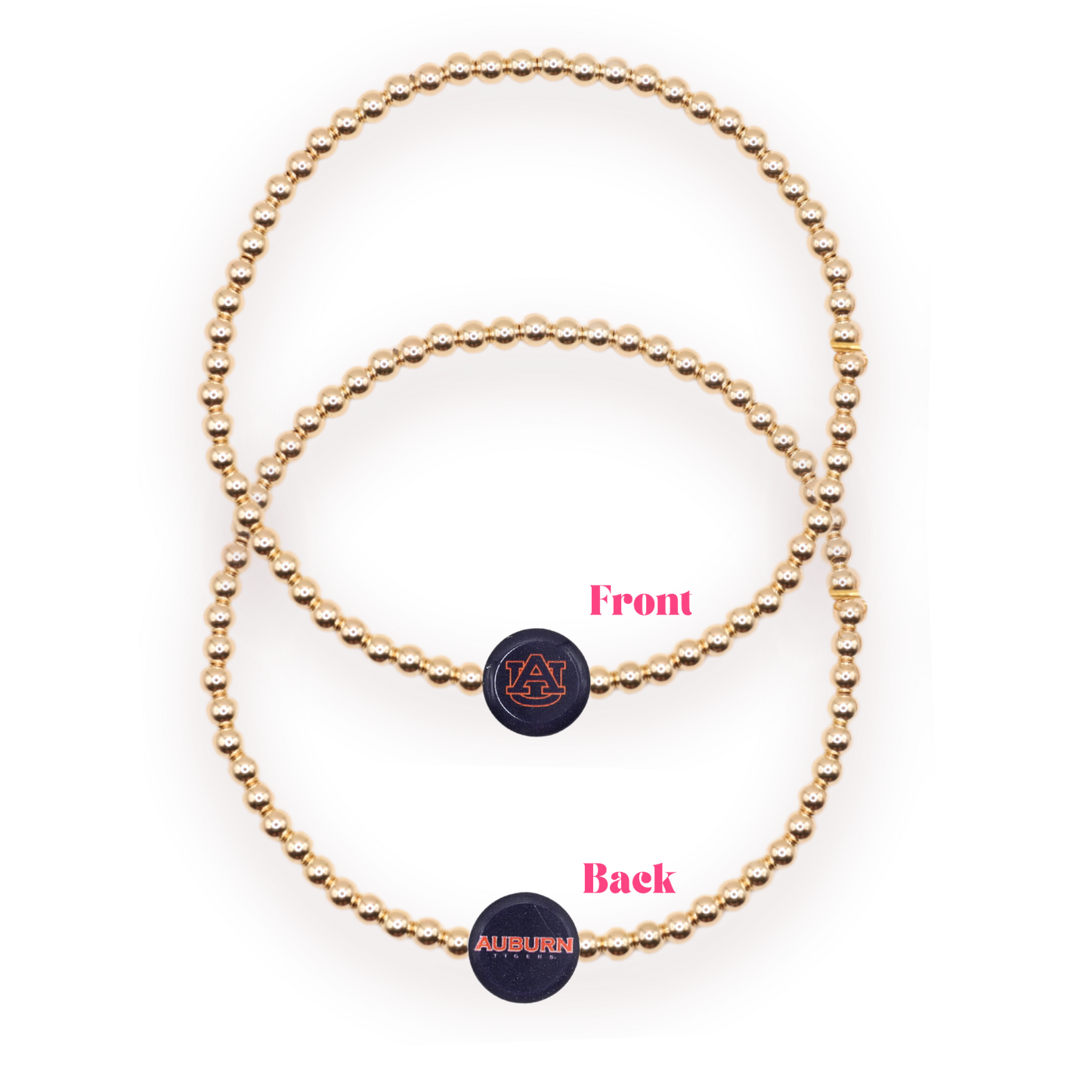 Auburn Flip + Sprinkle Bracelet 2Stack