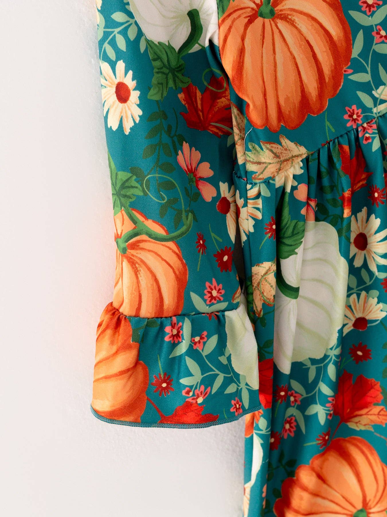 Fall  Pumpkin Print Dress