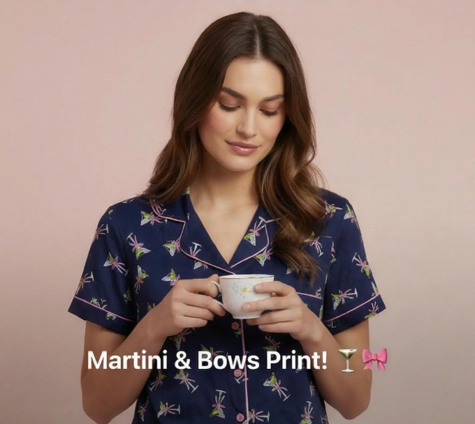 Bow Martini PJ set