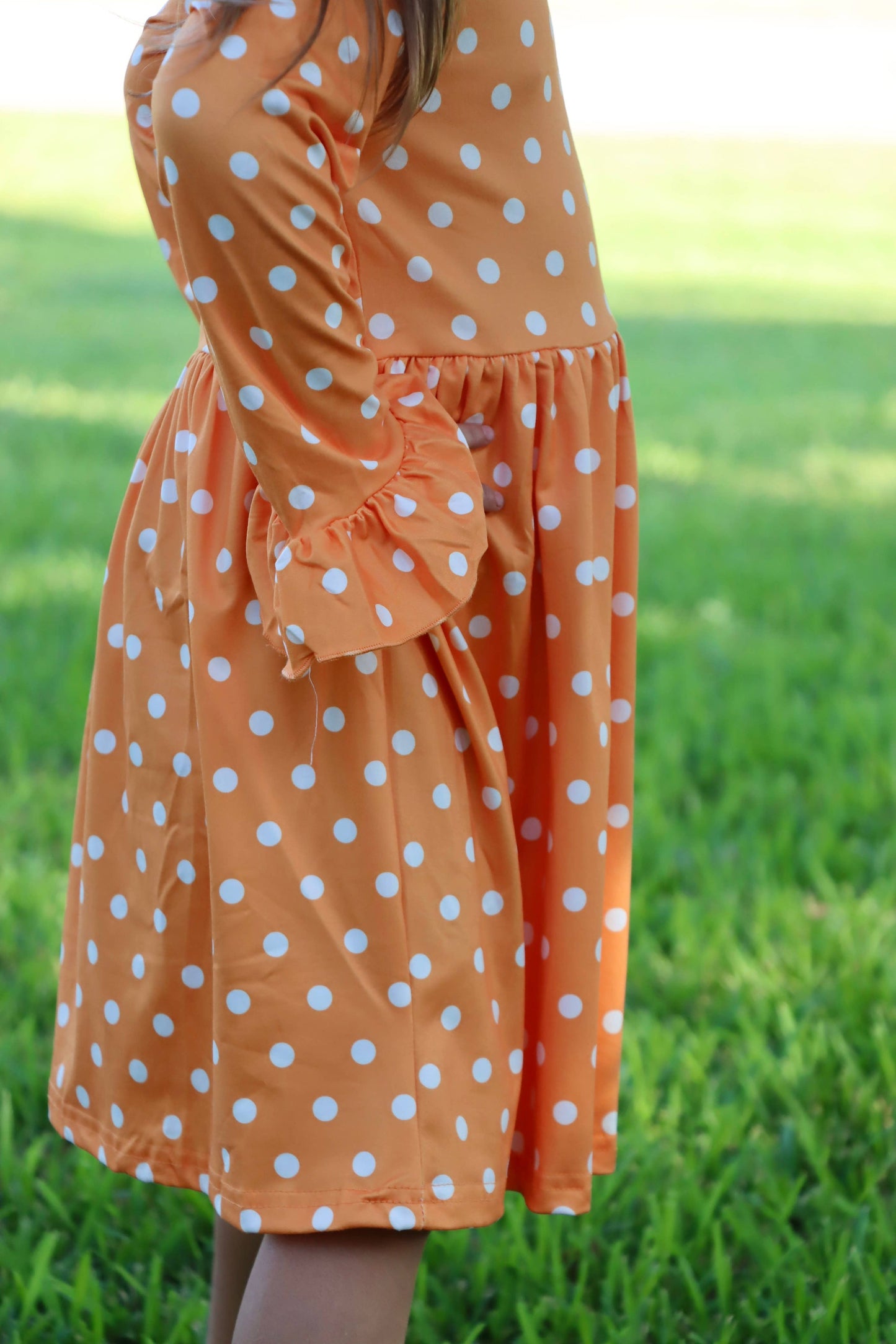 Fall  Pumpkin Print Dress