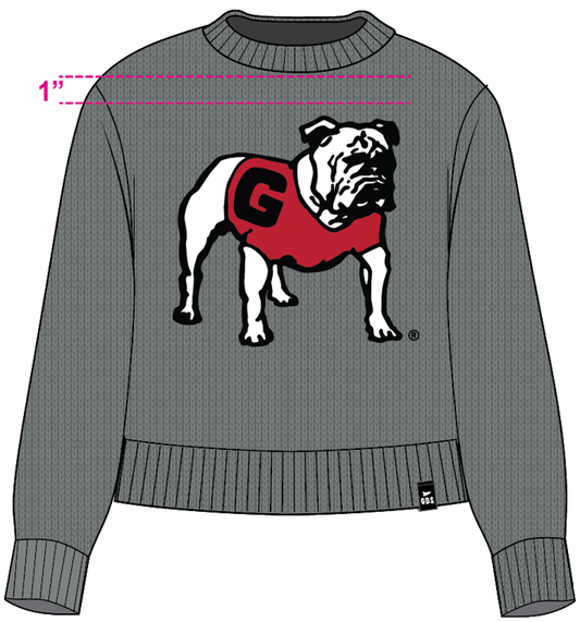 Georgia Lucky Dog Crewneck Sweater