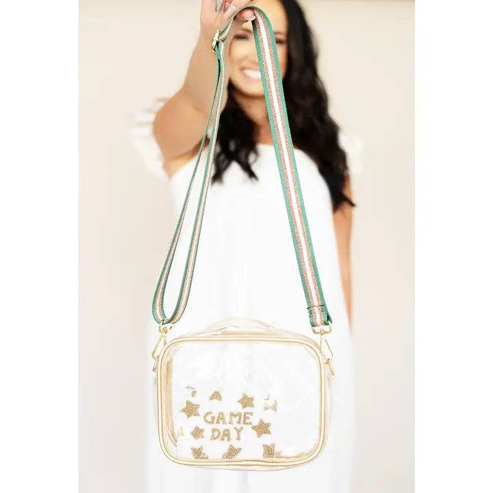 Gold Clear Purse