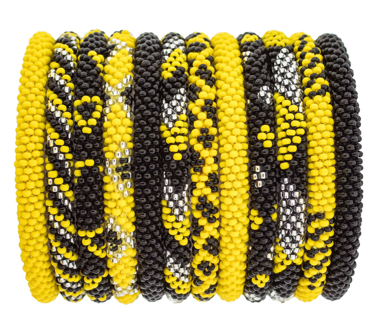Roll-On® Bracelet Black and Yellow