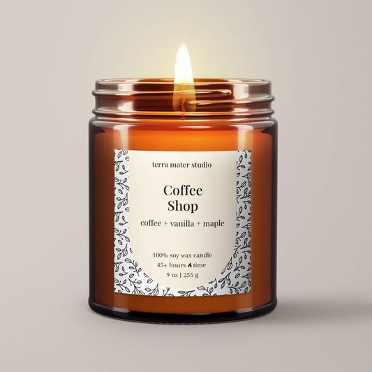 Coffee Shop Soy Wax Candle