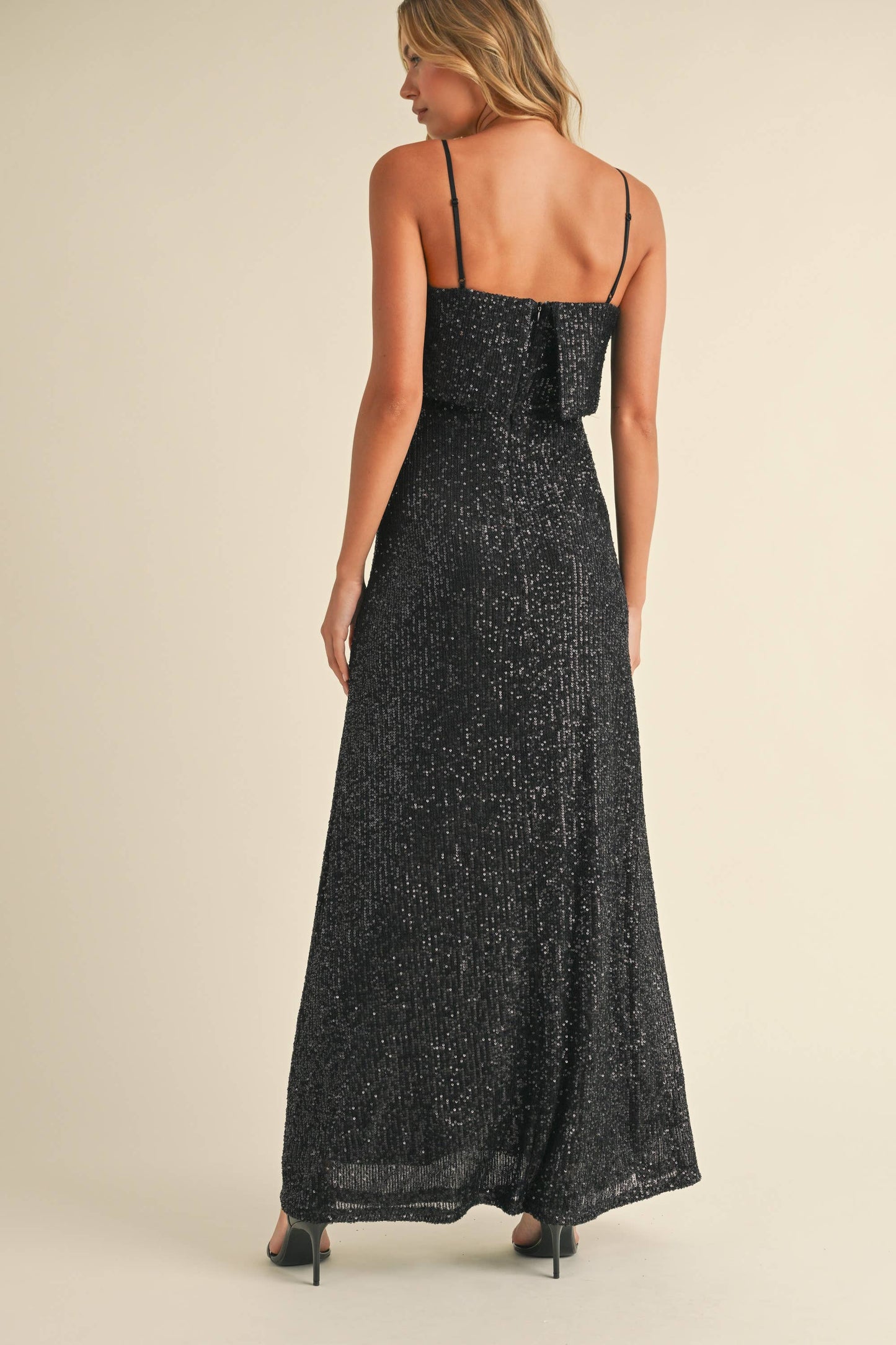 SEQUIN MAXI DRESS