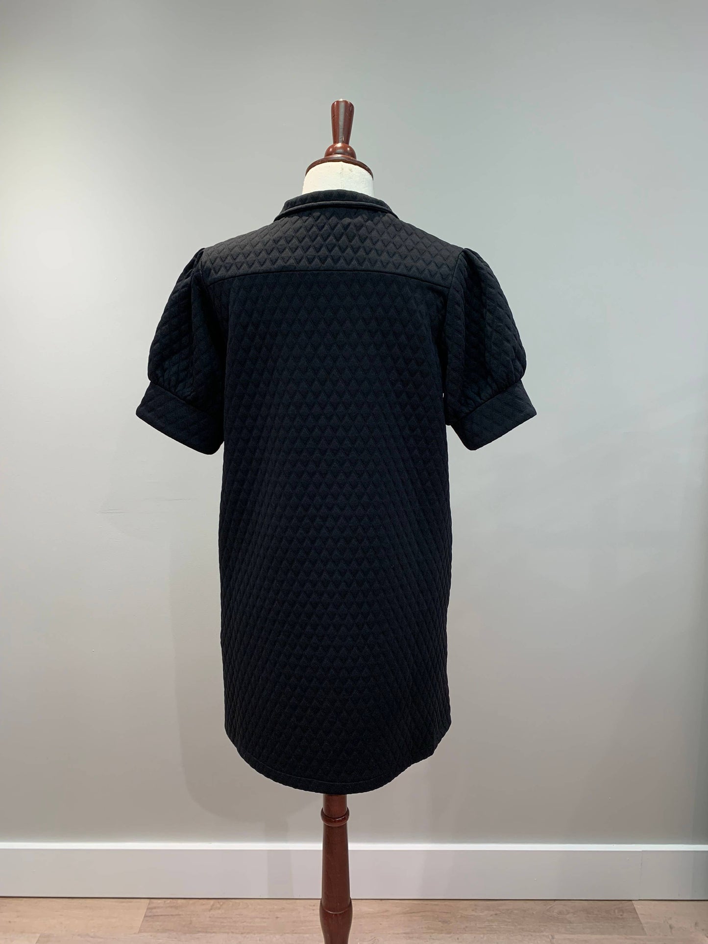 Mandy Short Sleeve Zip Dress