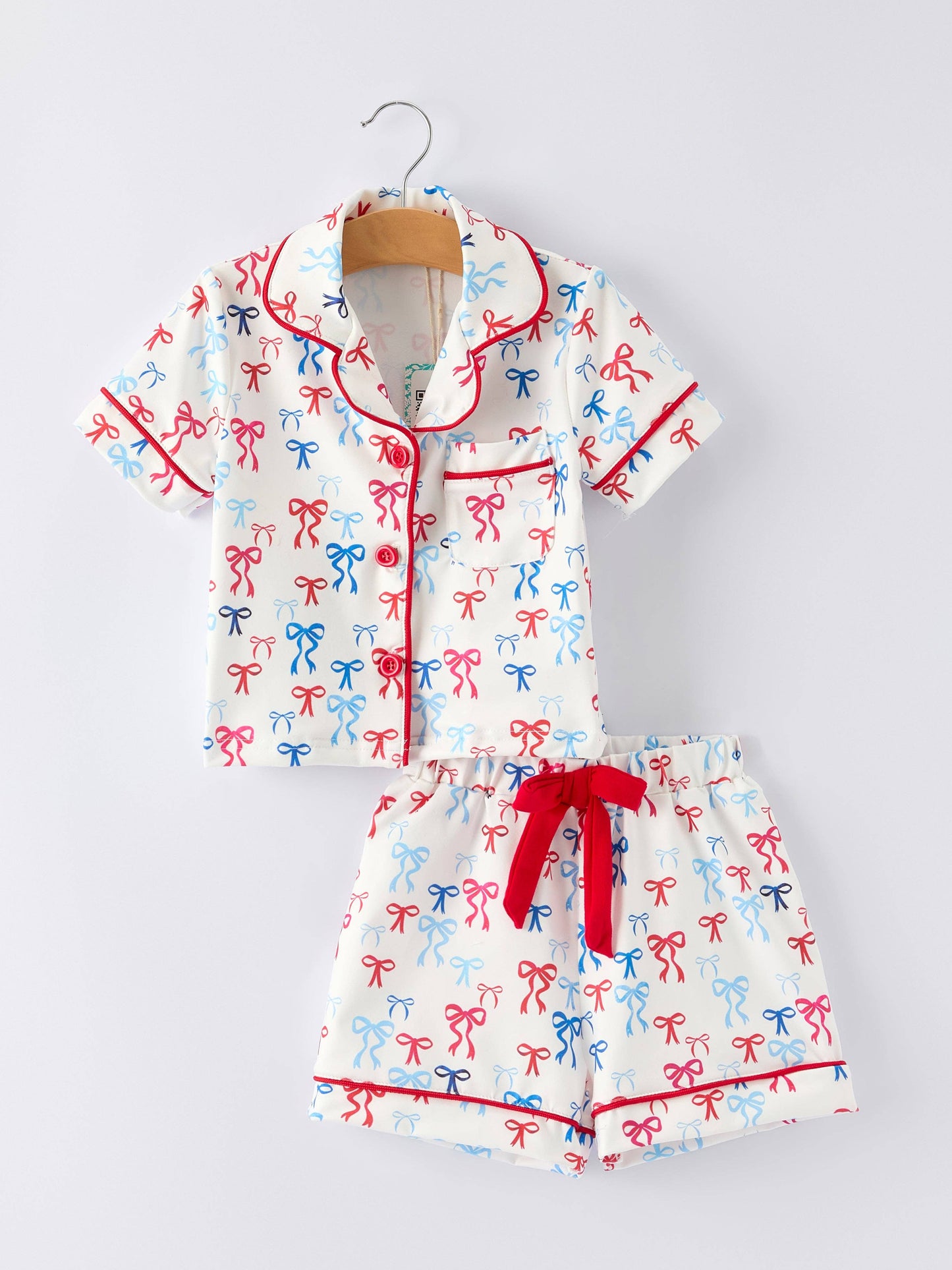 Patriotic Bows PJ's-Womens