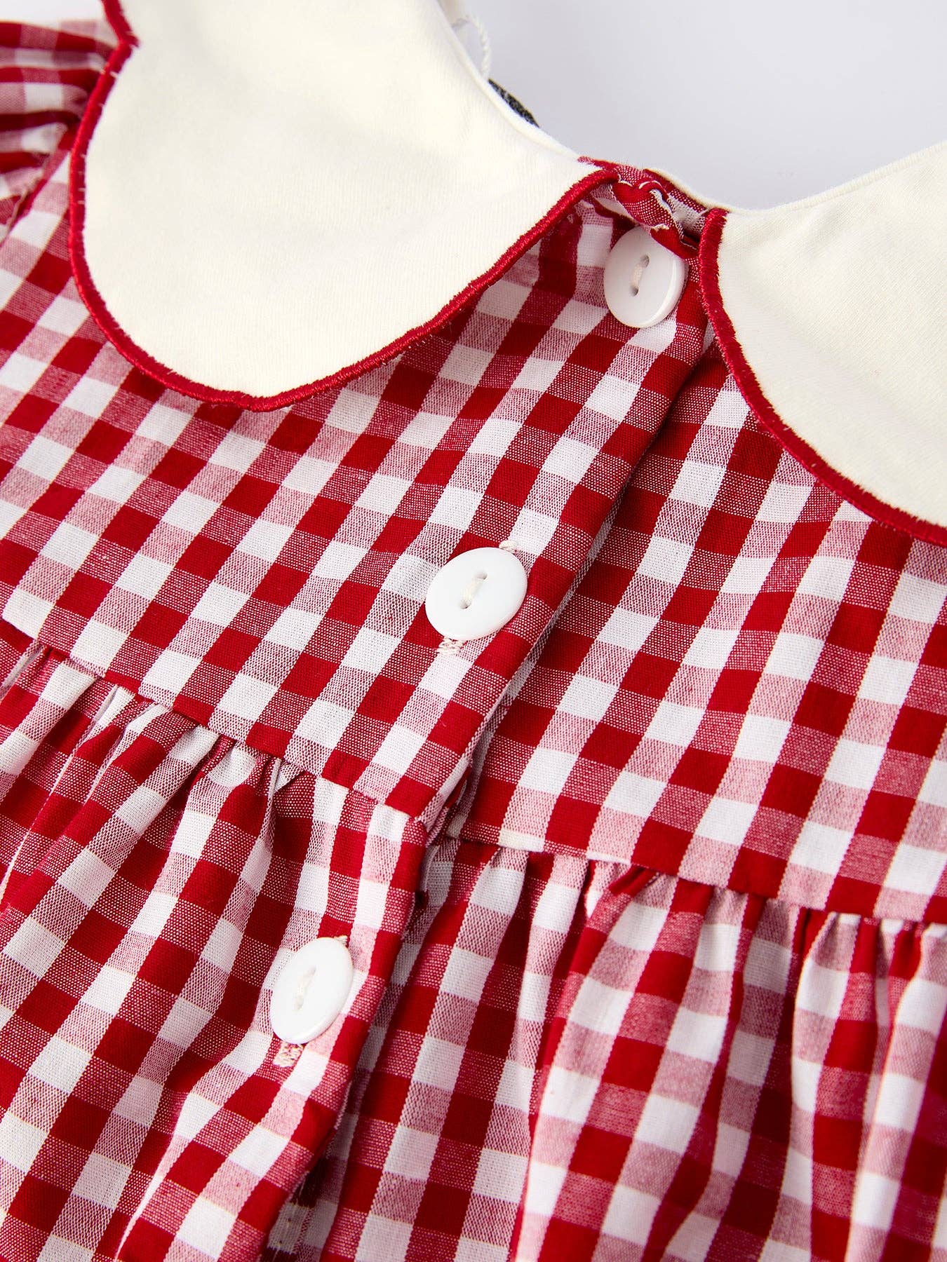 Christmas Tree Plaid Girls Dress