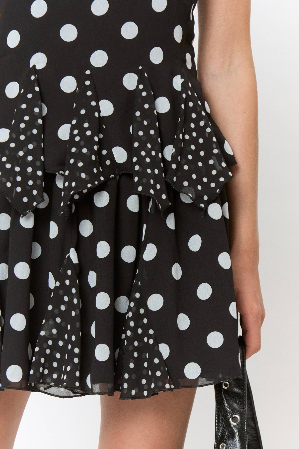 POLKA DOT HALTER NECK TOP