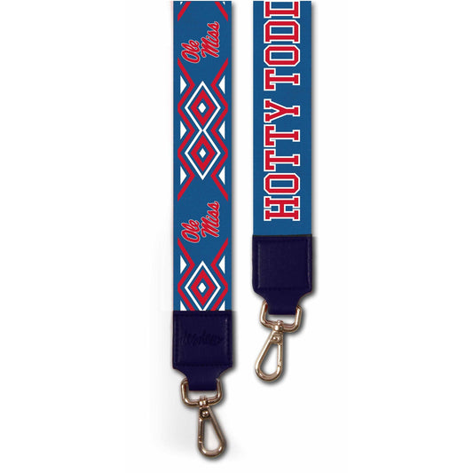 Ole Miss Ikat Purse Strap