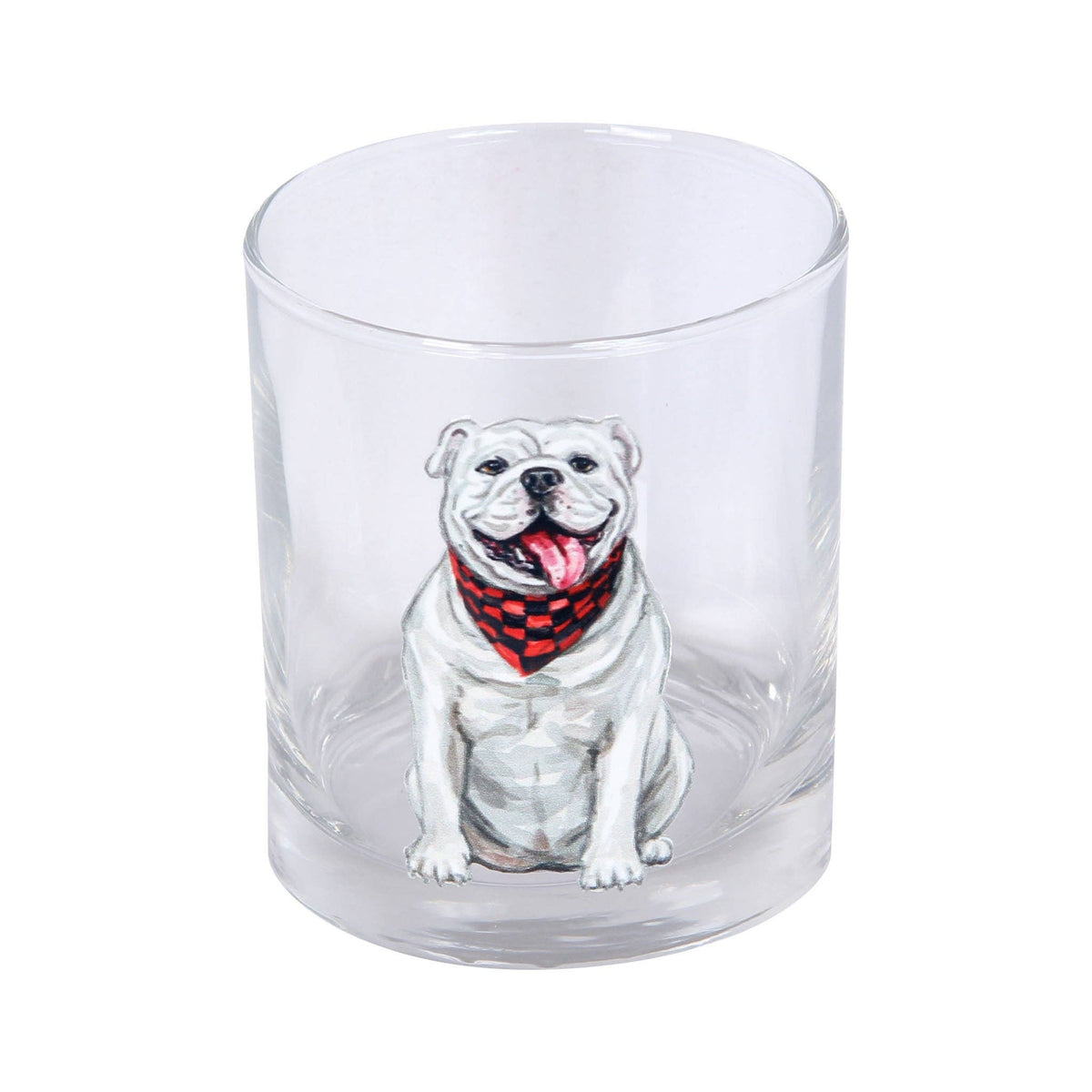 Bulldog Rocks Glass