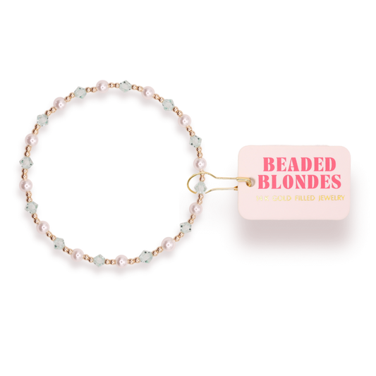 Green Pearl June Bracelet