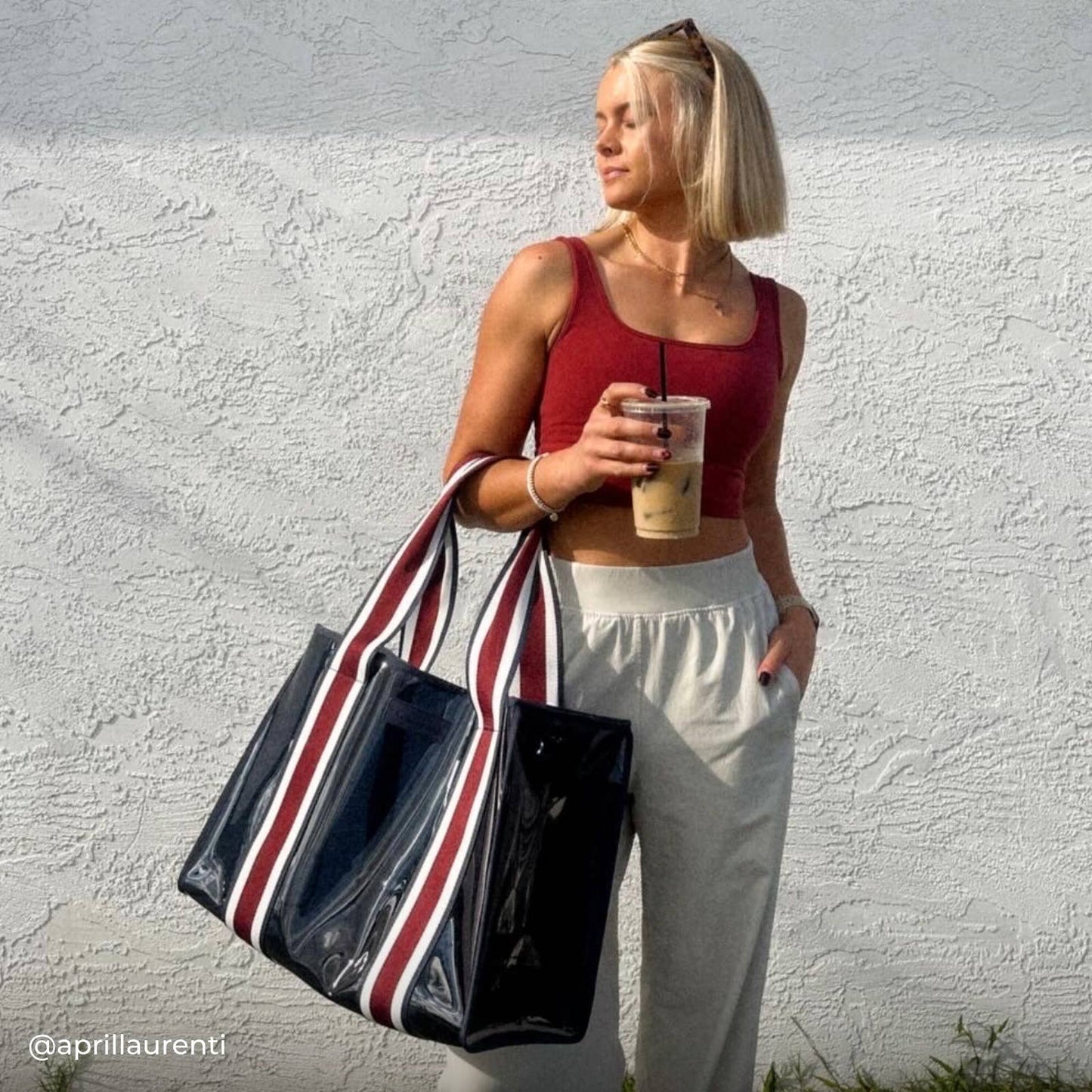 Case-Mate Rugby Stripe Jelly Tote
