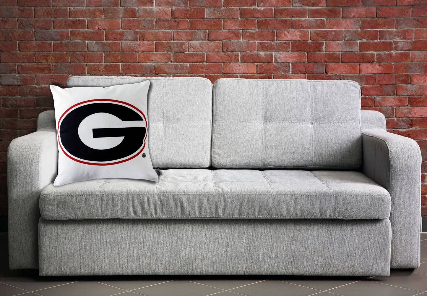 UGA Logo Pillow