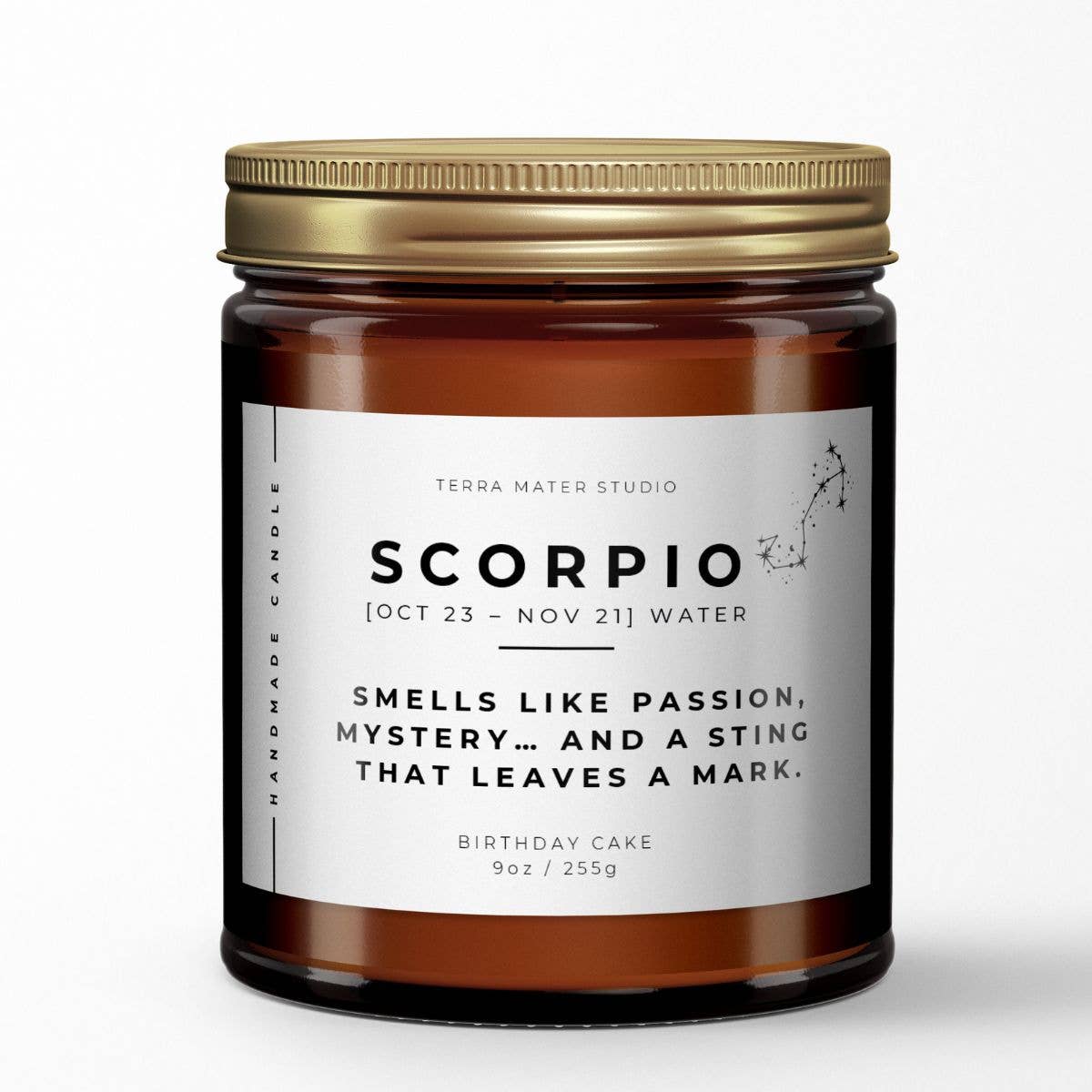 Scorpio Birthday Candle