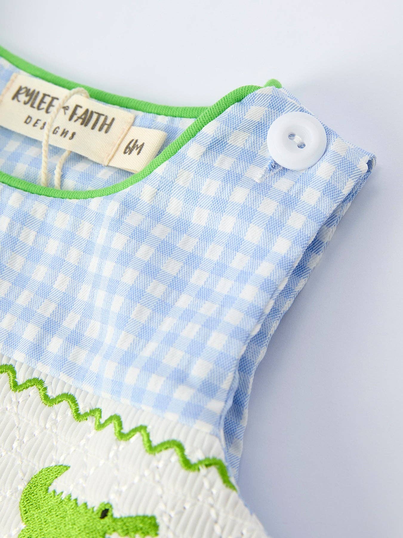 Crocodile Smocked Romper