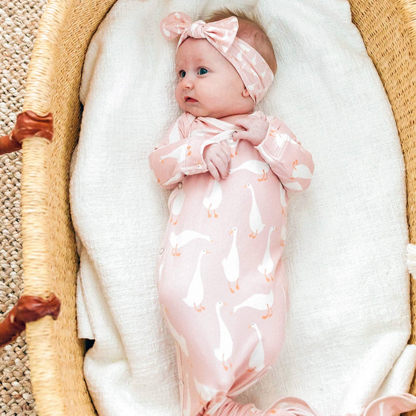 Newborn Knot Gown -Goosie