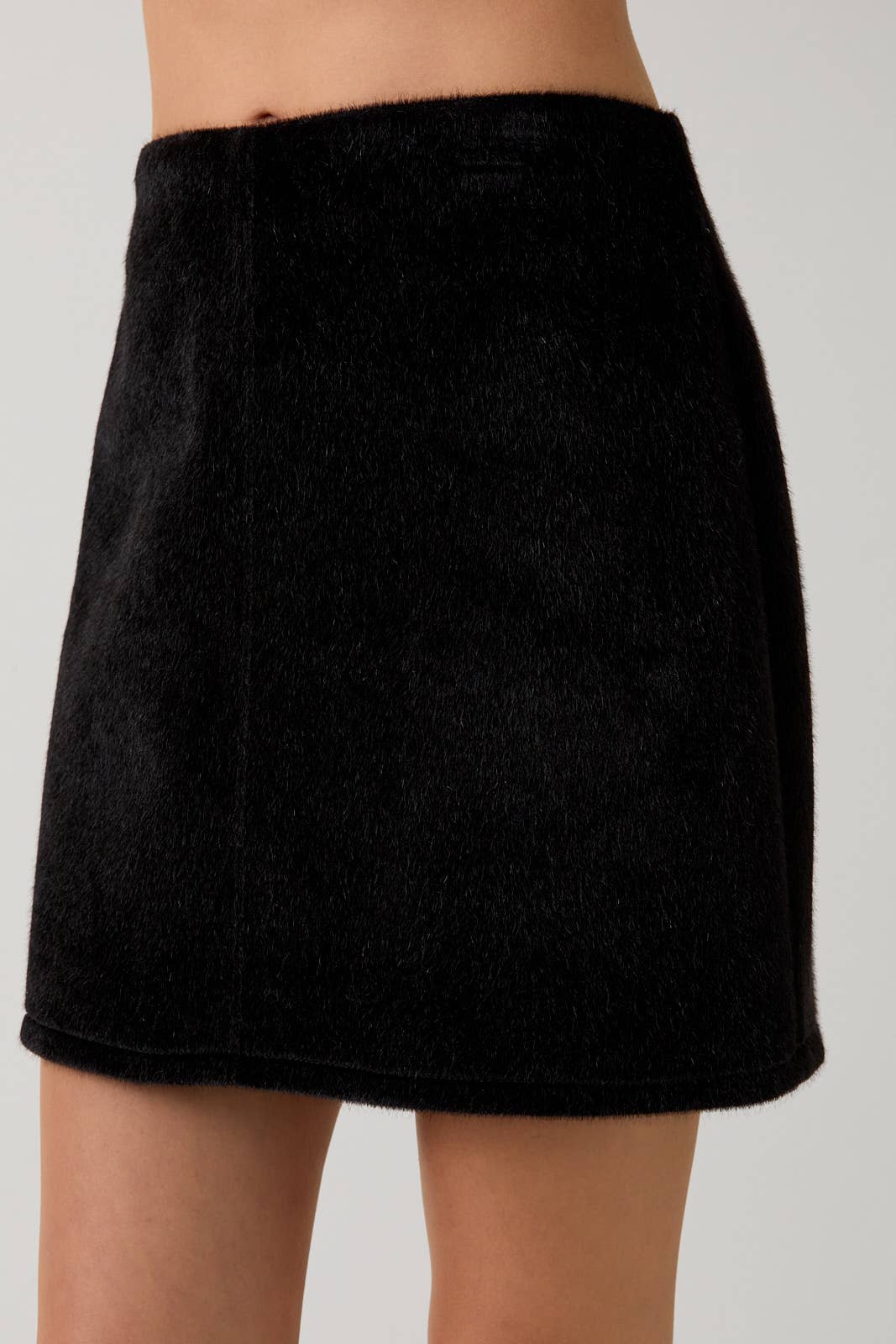 FUR MINI SKIRT