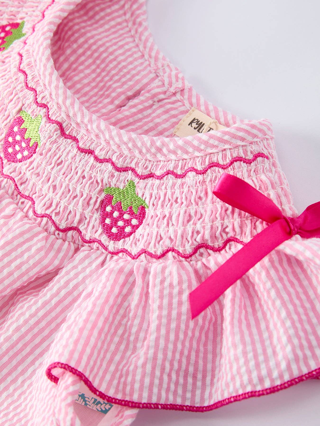 Strawberry Smocked Dress