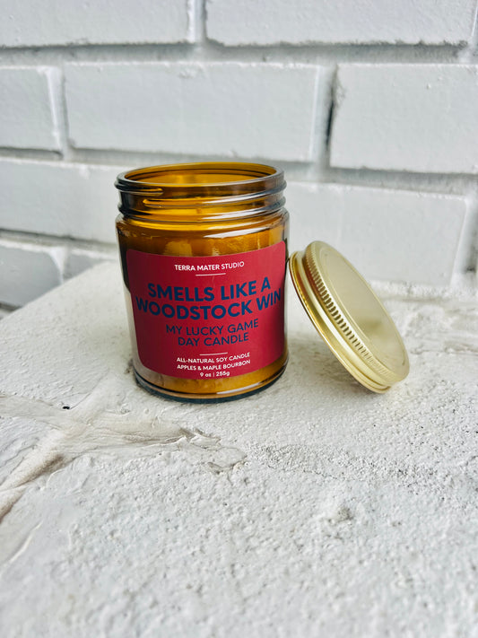 Smells Like A Woodstock Win Candle