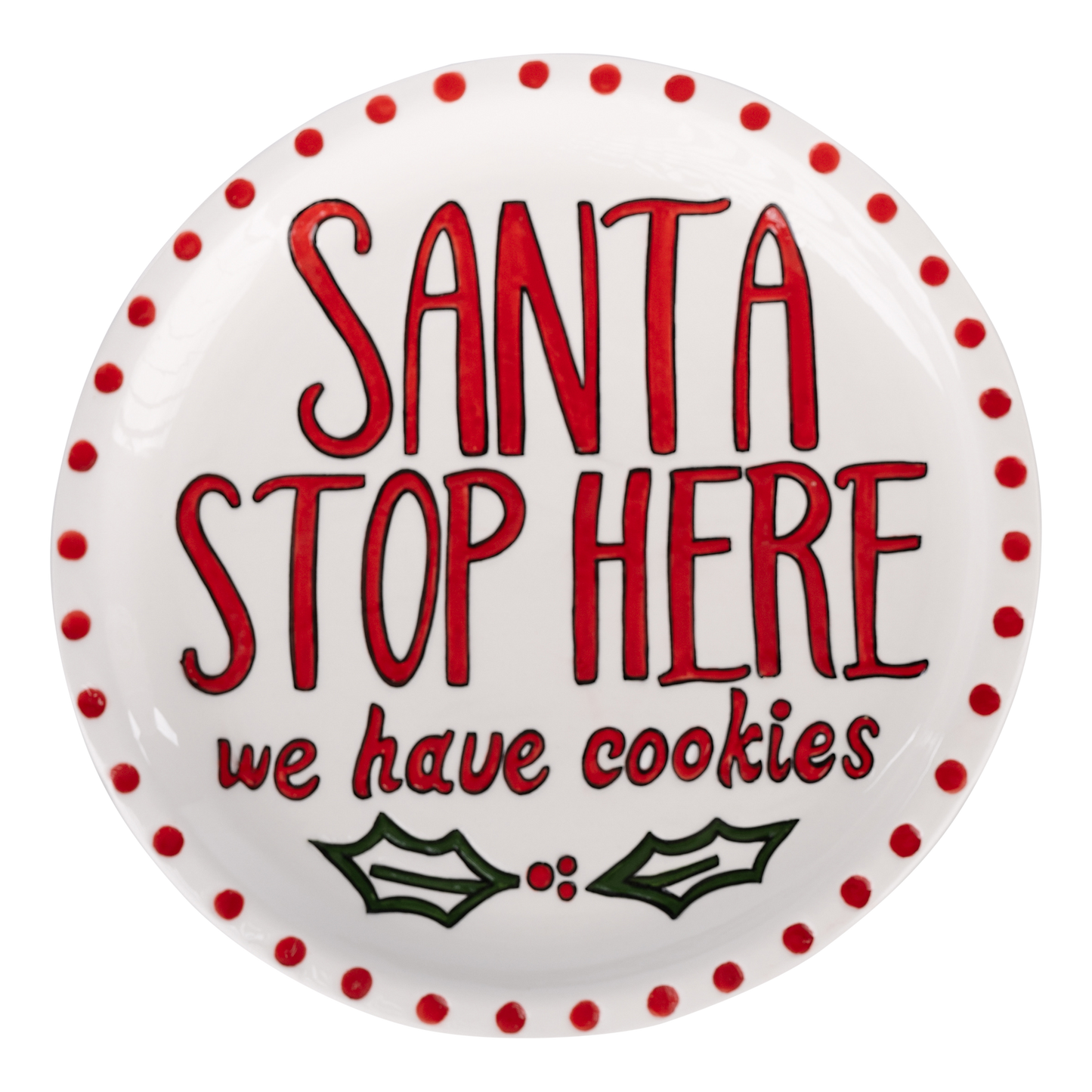 Santa Plate & Milk Bottle