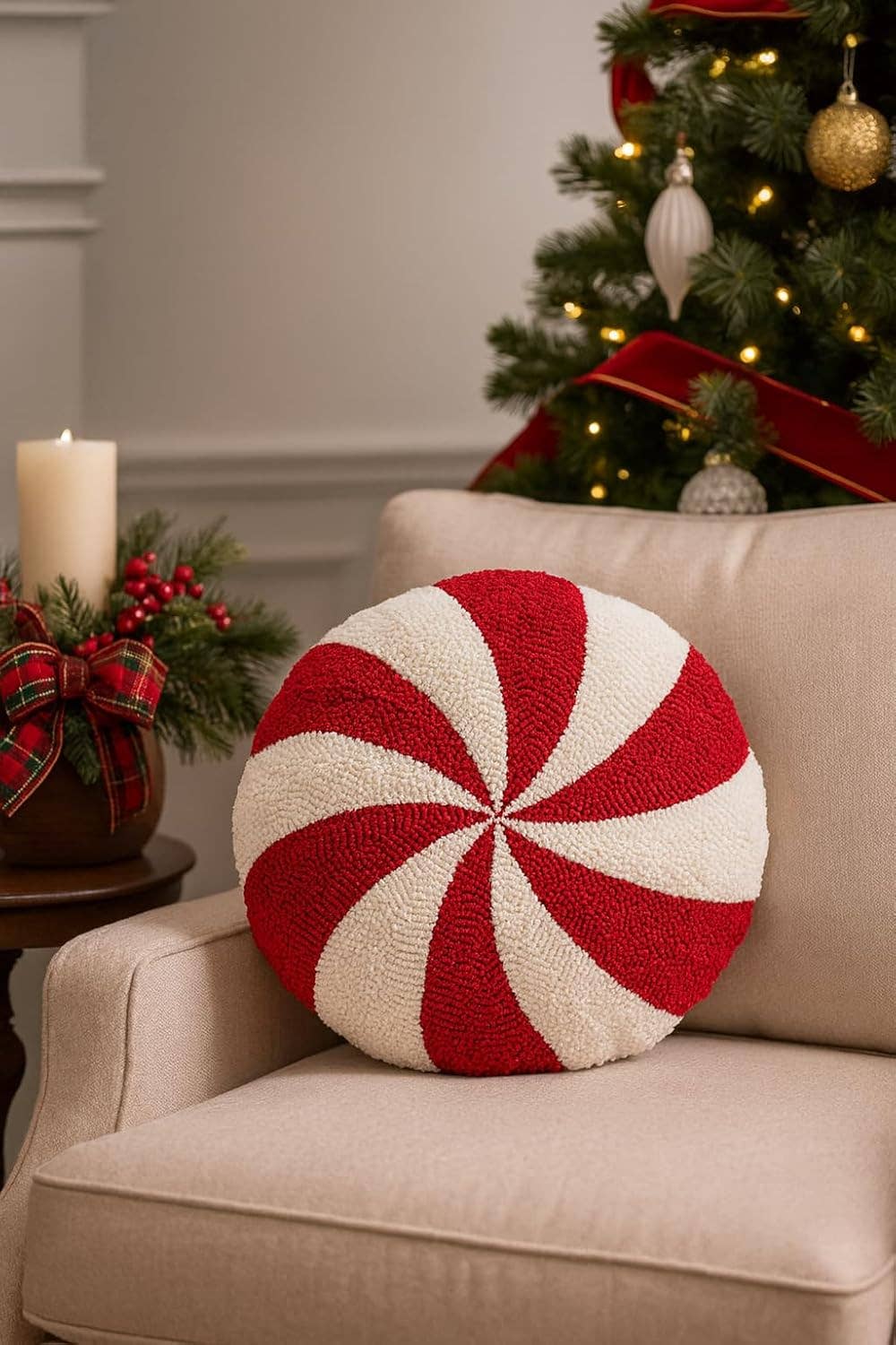 Candy Cane Pillow