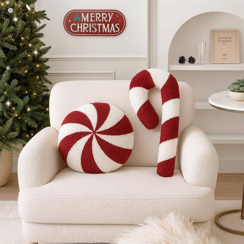 Candy Cane Pillow