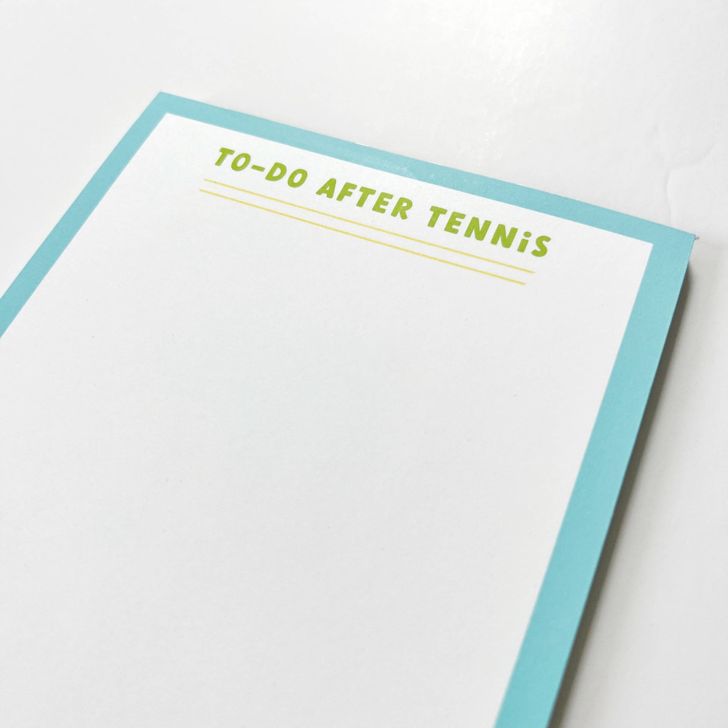 To-do After Tennis Notepads