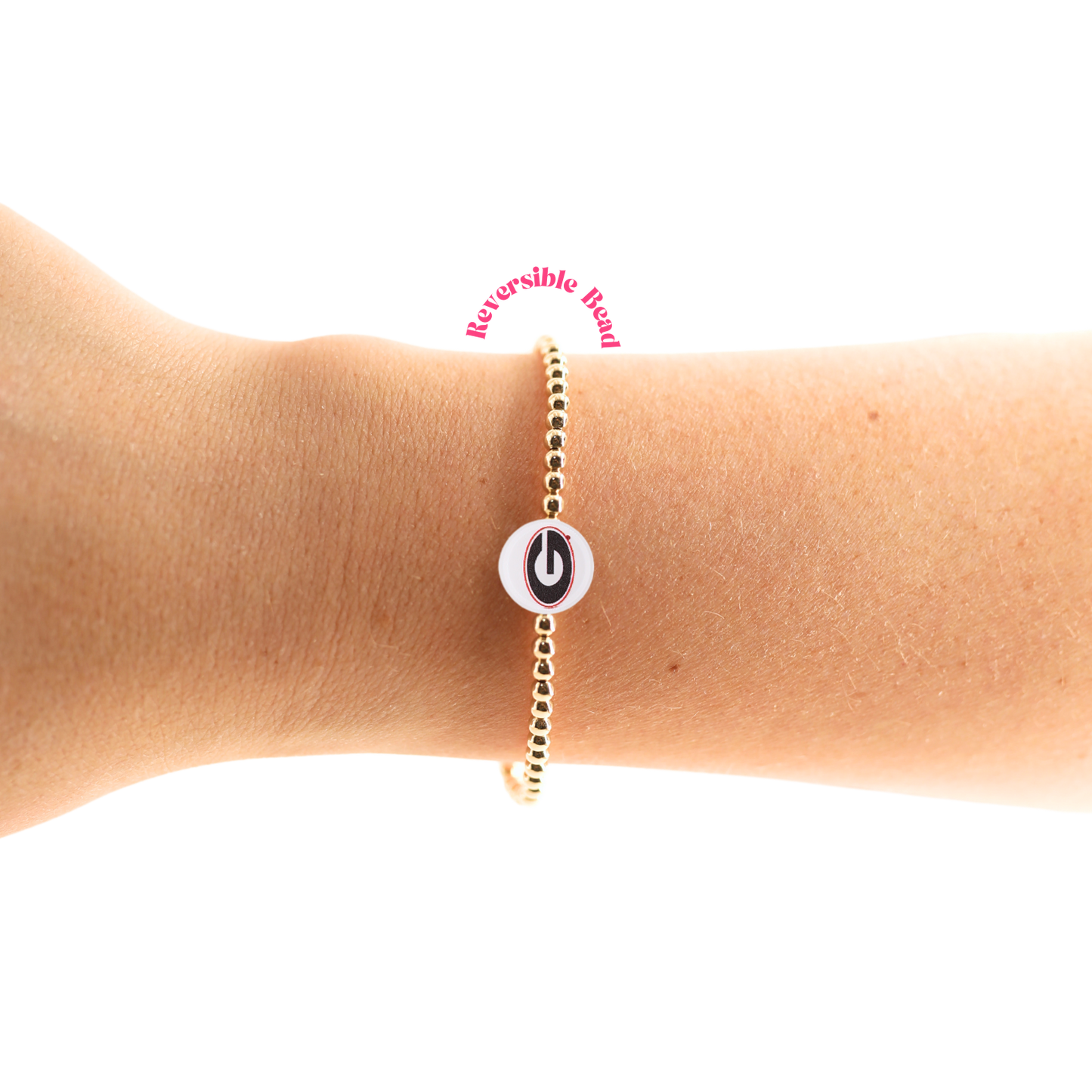 UGA Flip + Sprinkle Bracelet 2Stack