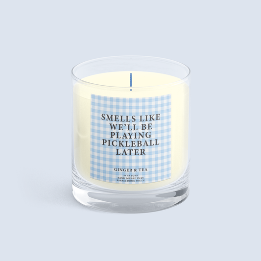 Pickleball Themed Candle