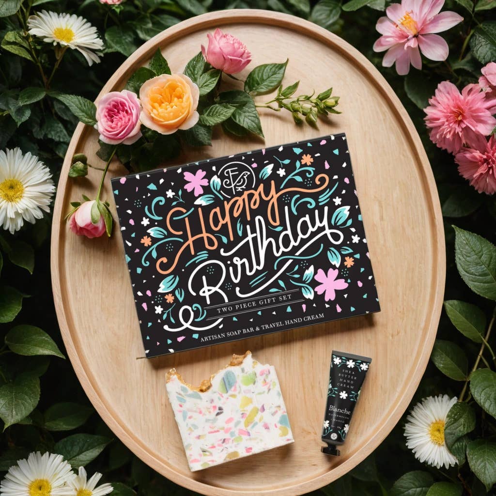 Happy Birthday 2 Pc Bath Gift Set