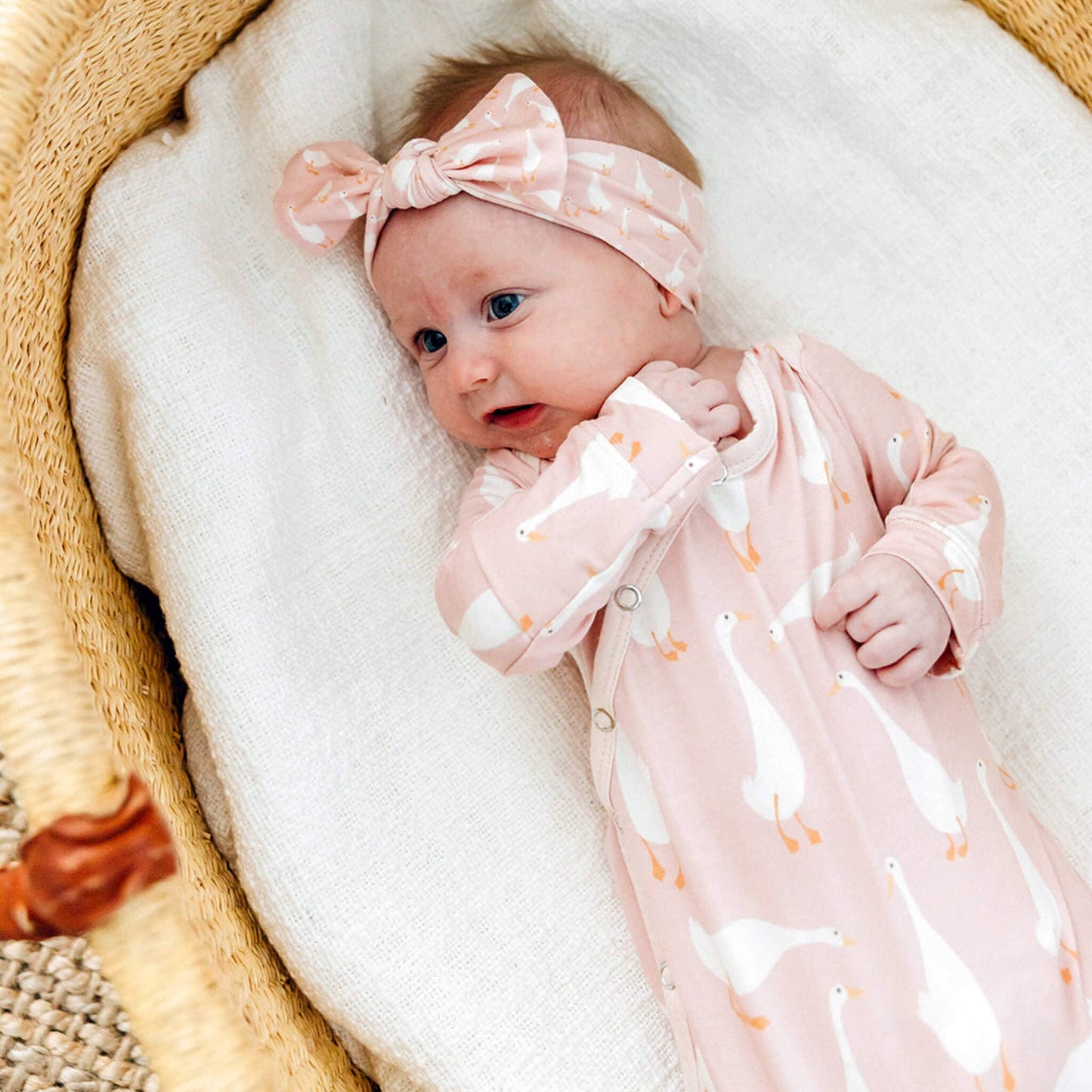 Newborn Knot Gown -Goosie
