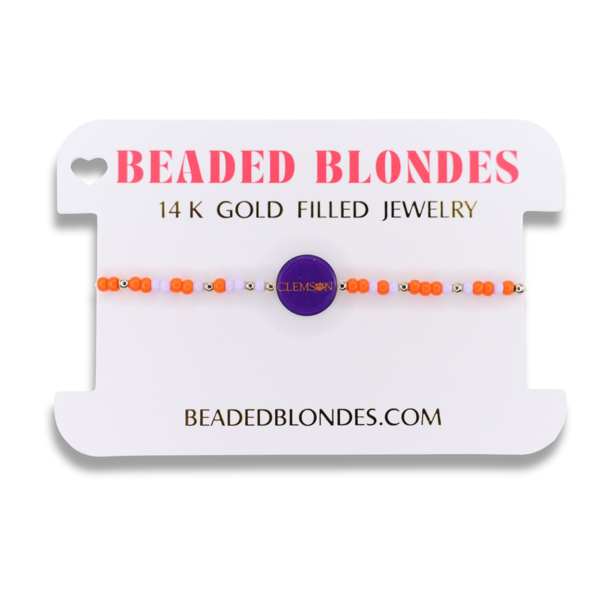 Clemson Flip Bracelet