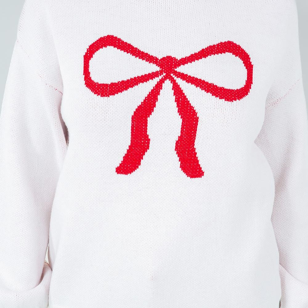 Knit Bow Sweater