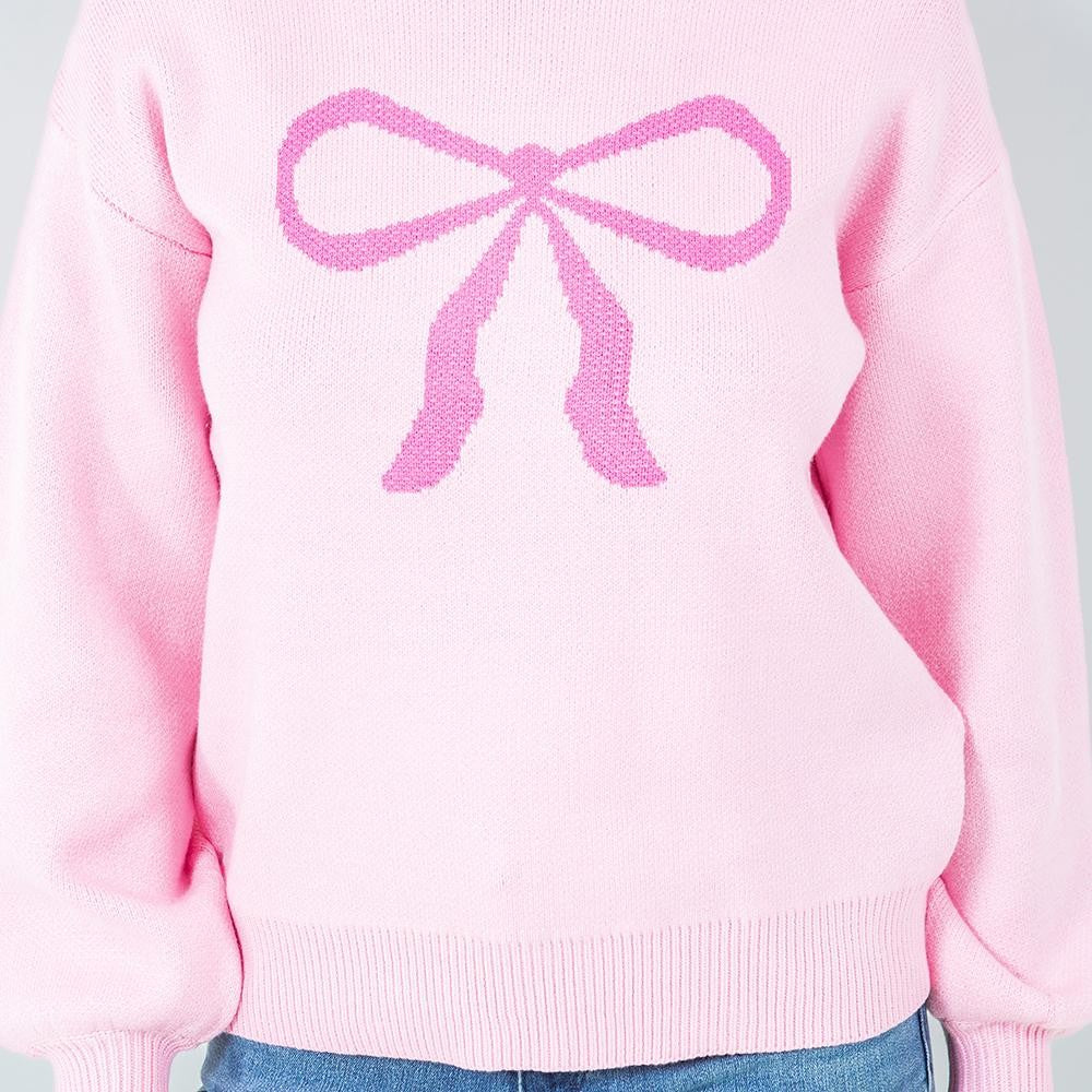 Knit Bow Sweater