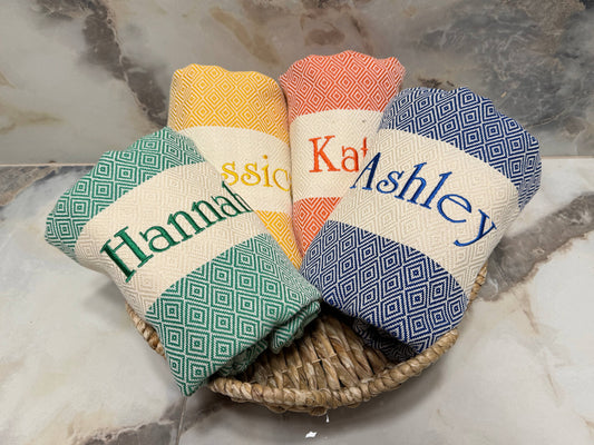 Personalized Beach Towel for Bachelorette Party