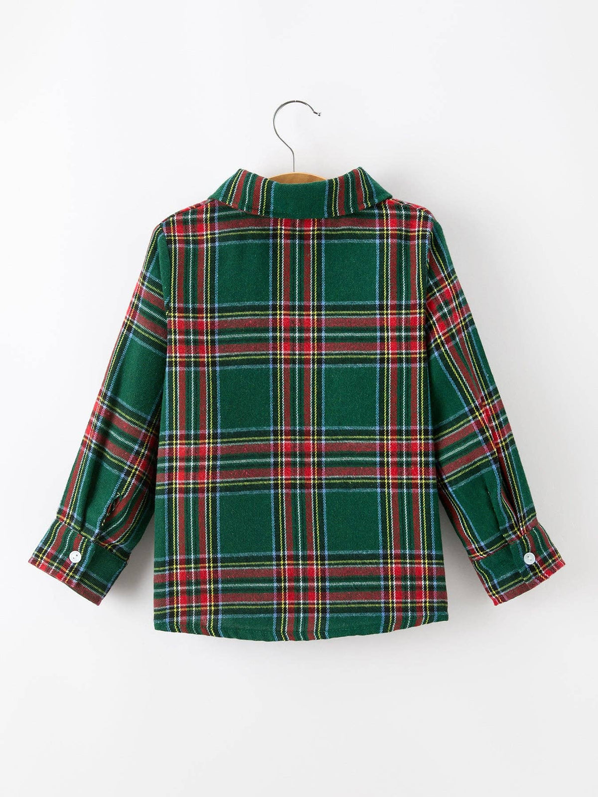 Christmas Plaid Boys Button Down