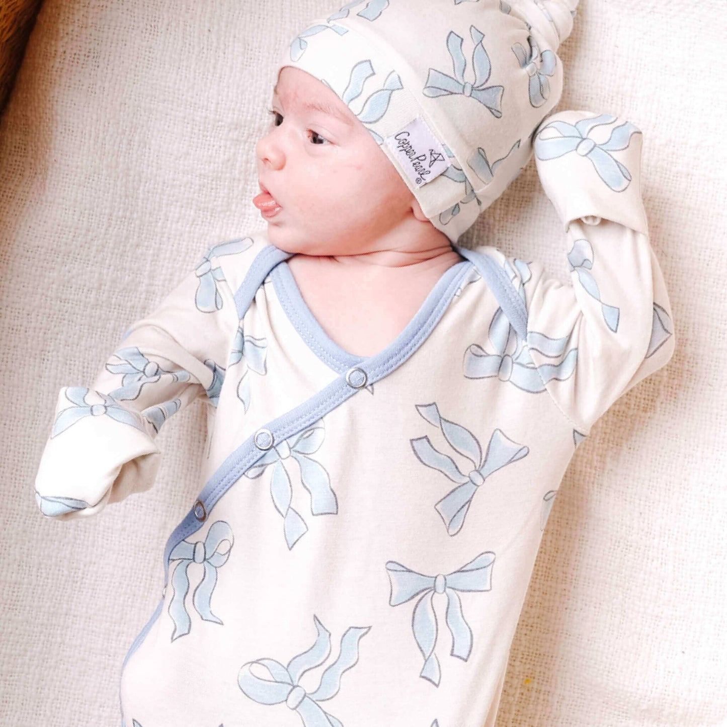Newborn Knot Gown-Daphne