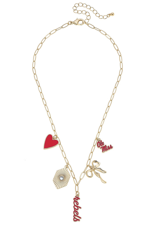 Ole Miss Charm Collector Necklace