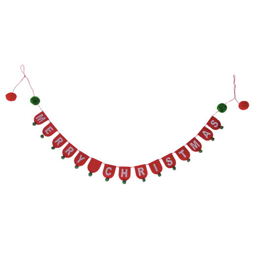Merry Christmas Tabletop Banner