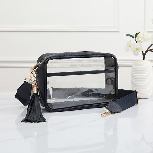 Clear Crossbody with pocket