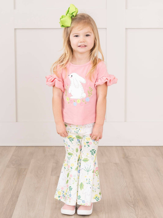 Easter Bunny Bell Bottom Outfit