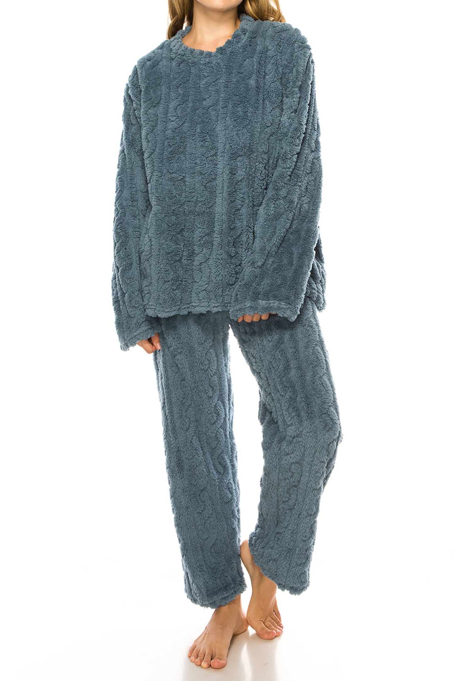 Cable Fleece PJ Set