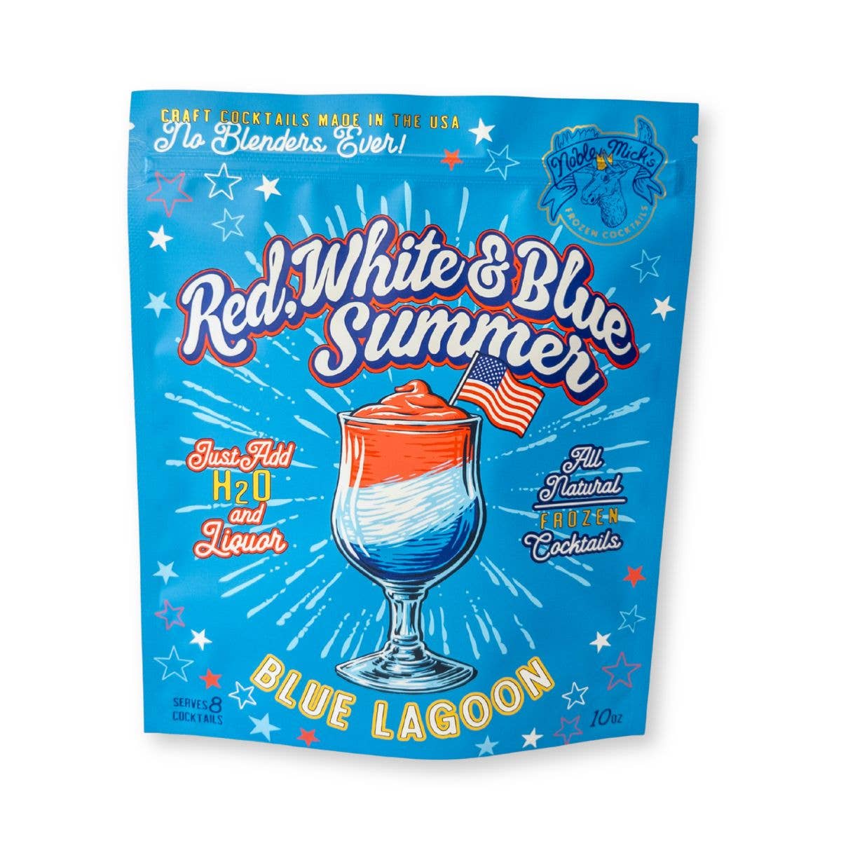 Blue Lagoon Frozen Cocktail