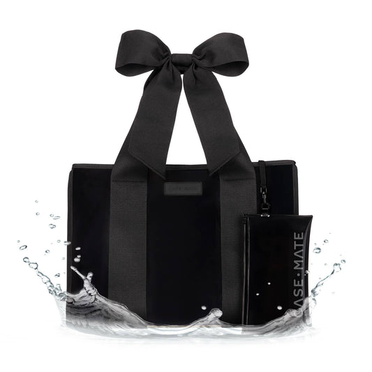 Midnight Bow Jelly Tote Bag