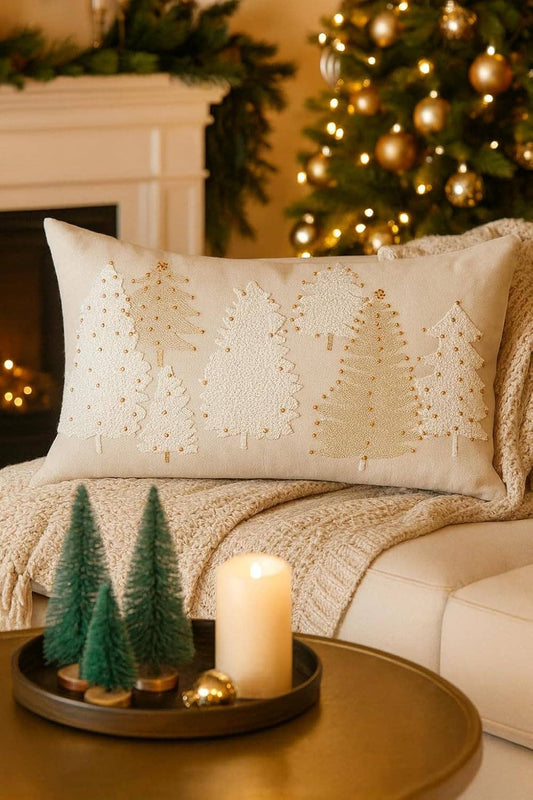 Ivory Tree Pillow